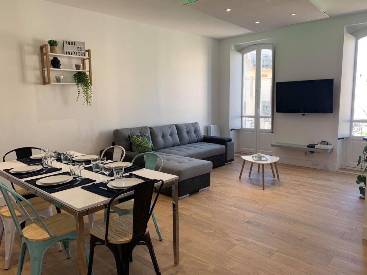 Magnifique Appartement Beziers Centre Historique Avec Parking ภายนอก รูปภาพ